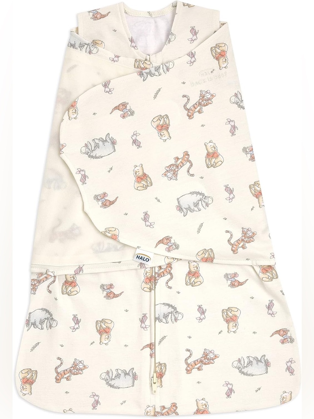 HALO Disney Baby 100% Cotton Sleepsack Swaddle - Winnie - 0-3 months